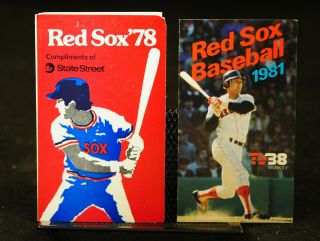 Boston Red Sox Schedule 1978 And 1981 One Money Dana Hersey