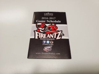 Rs20 Fayetteville Fire Antz 2016/17 Minor Hockey Pocket Schedule - Bud Light