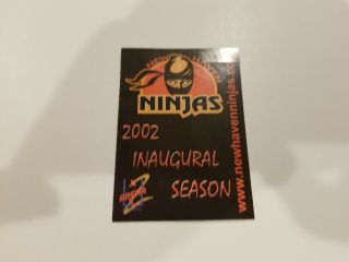 Haven Ninjas 2002 Afl2 Arena Football Pocket Schedule - Fox 61