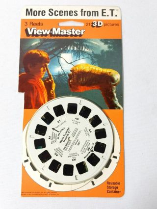 Vintage View - Master 3 - D Pictures 3 Reels More Scenes From E.  T.  (opened) 1982