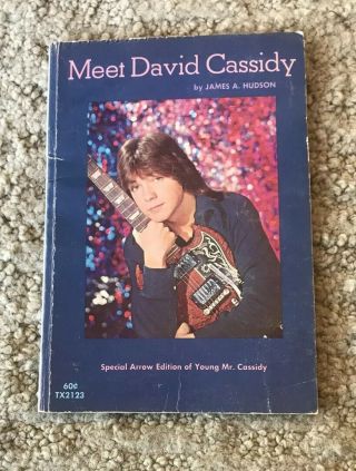 Vintage 1972 Meet David Cassidy Pb Book Partridge Family  3