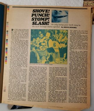 Philadelphia Inquirer Today Insert March 31,  1974 Blood on the Ice Flyers 2