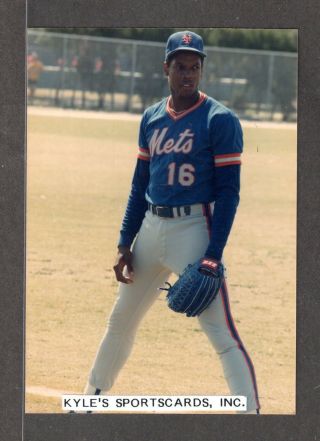 Dwight Gooden Ny Mets Unsigned 3 - 1/2 X 5 Color Snapshot Photo 37