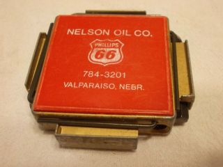 Vintage Advertising Phillips 66 Nelson Oil Company Valparaiso,  Ne Allen Wrench H
