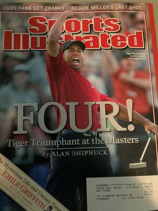 Sports Illustrated April 18,  2005 - Tiger Woods