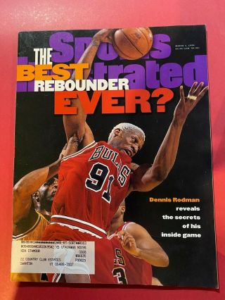 Sports Illustrated - 1996 Dennis Rodman - World Champion Chicago Bulls