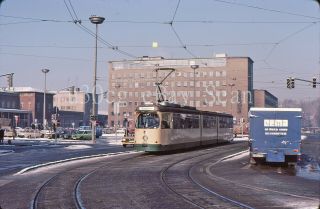 K Slide - Freiberg Trolley Tram Interurban 611 Germany 1979