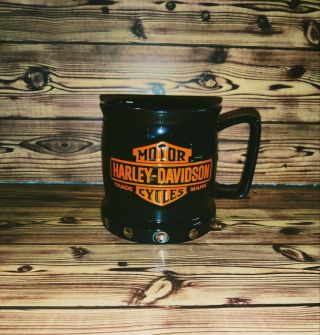 Harley - Davidson Black Coffee Mug Logo