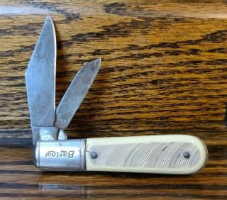 Vintage Barlow Colonial Prov Usa Folding Pocket Knife - 2 Blades