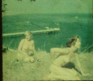 Vtg Realist Nude Nudists 3 - D Stereo View Slide Full Color Risque Females (1b3)