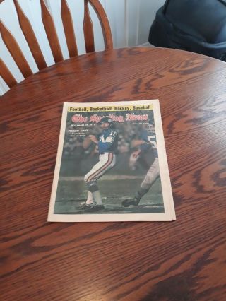 November 29,  1975 - The Sporting News - Fran Tarkenton Of The Minnesota Vikings