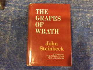 Vintage The Grapes Of Wrath By John Steinbeck Hardcover Edition