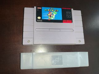 Mario World Snes Nintendo Vintage 90’s Video Game