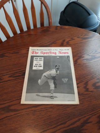 June 22,  1968 - The Sporting News - Jim Hardin Of The Baltimore Orioles