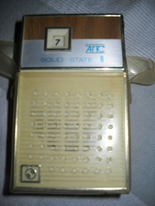 Vintage Aitc Am Solid State Portable Pocket Radio