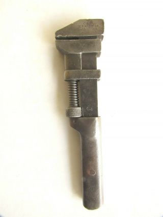 Vintage Coes Wrench Co.  6 1/2 Inch All Steel Screw Monkey Wrench.  Worcester,  Ma