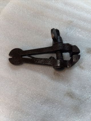 Vintage Small 1 1/2 " Jaw Jewelers Blacksmith Machinist Hand Vise - Spring Loaded