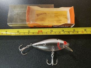 Vintage Bomber Speed Shad Fishing Lure Clear W/box