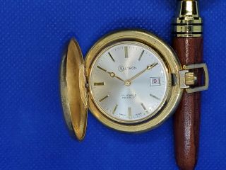 Vintage Kaltron Pocket Watch,  17 Jewels Incabloc,  Swiss Made