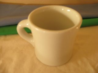 Vintage - White Coffee Mug R.  W.  Shenango China - Castle,  Pa Heavy Mug - R.  W.
