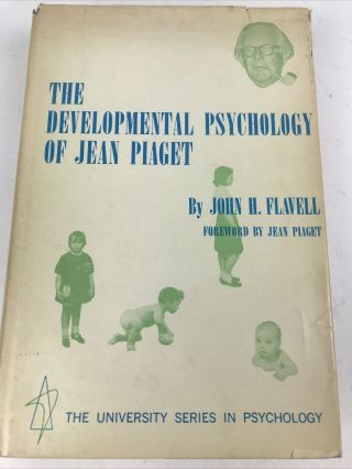 The Developmental Psychology Of Jean Piaget Hc Dj 1963 John H.  Flavell Vtg Book