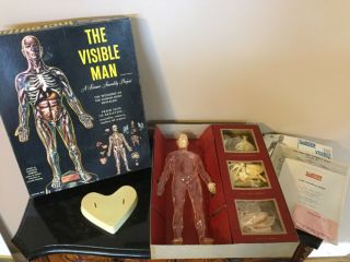 Vintage The Visible Man Science Project Model Kit 1959 Renwal Education Toy