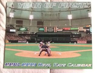 Tampa Bay Devil Rays Inaugural Season 1998/1999 Calendar