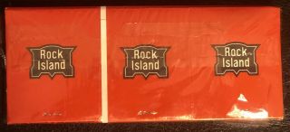 6 NOS Books of Rock Island Railroad Matches in Cellophane Wrapping 2