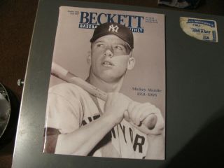 Mickey Mantle 1931 - 1995 Beckett Baseball Card Monthly October 1995 Issue 127