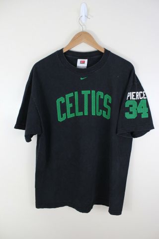 Vintage Nike White Tag Boston Celtics Paul Pierce 34 Shirt Jersey