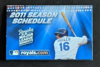 2011 Kansas City Royals Pocket Schedule -