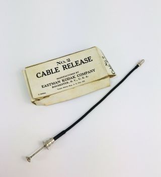 Vintage No.  2 Cable Release Kodak 7” Camera Shutter Box