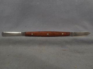 Vintage Wood Handle Spatula/scalpel
