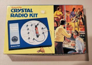 Crystal Radio Kit Science Fair 28 - 177 Vintage