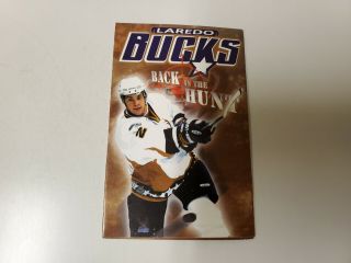 Rs20 Laredo Bucks 2005/06 Minor Hockey Pocket Schedule - Bud Light