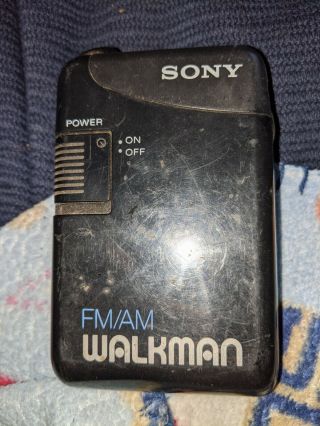 Sony Walkman Radio Srf - 29 Pocket Clip Stereo Am Fm Mini Portable Vintage