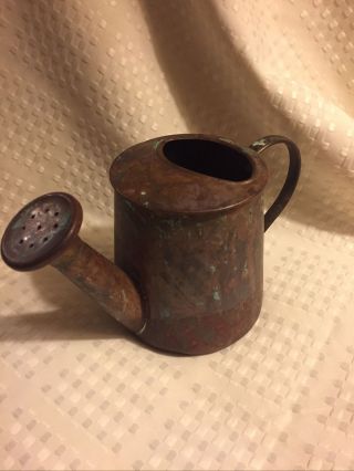 Vintage Brass And Copper Watering Can