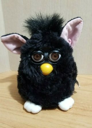 Furby Vintage 1998 / 1999 Full Size Black And White 70 - 800 Not,