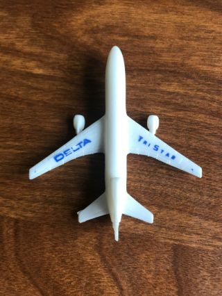 Vintage Delta Airlines Tri Star Plastic 3 " Model Plane
