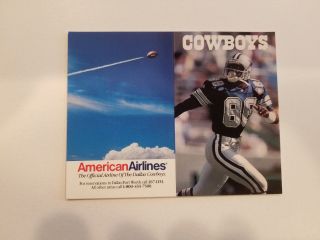 Dallas Cowboys 1995 Nfl Football Pocket Schedule - American Airlines