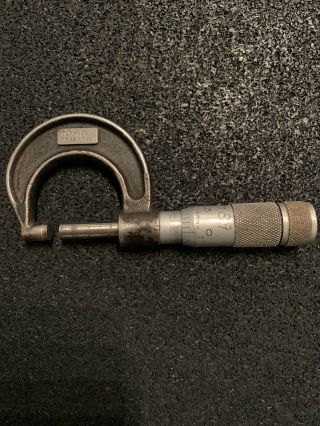 Vintage Lufkin Rule Co No.  1911 0 - 1 " Micrometer Caliper