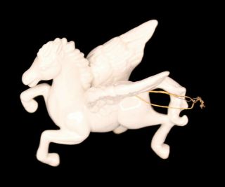 Vtg Fitz & Floyd Pegasus Horse Figurine Christmas Ornament Made In Japan