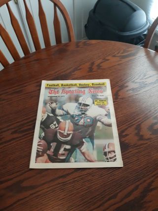 November 15,  1975 - The Sporting News - Curley Culp Of The Houston Oilers