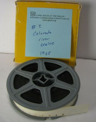 Vintage 1968 8mm Kodachrome Color Home Movie Film Reel Colorado River Cruise