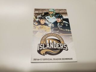 Rs20 Charlottetown Islanders 2016/17 Minor Hockey Pocket Schedule - Moose Light