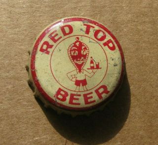 Red Top Beer Cork Bottle Cap Cincinnati Ohio Oh Vintage Collectible Cork Crown