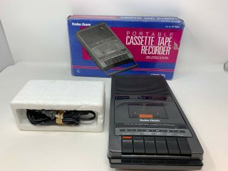Vintage Ctr - 73 Radio Shack Portable Cassette Tape Player Recorder 14 - 1053