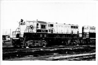 1980 Belt Railway Co Of Chicago Train 470 Engine 6x4 Photo X2200s