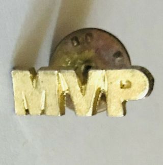 Mvp Most Valuable Player Small Sports Lapel Pin Badge Rare Vintage (l48)