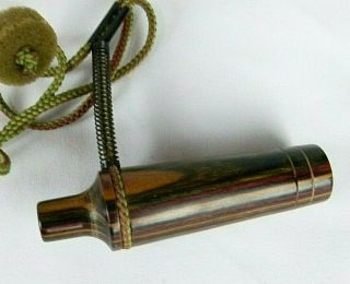 Vintage Wooden Duck Hunting Call Turned Wood